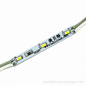 42*5mm 12V 0.36W Three Single Chip SMD3014 Resin LED Module for Resin Channel Letter Signage